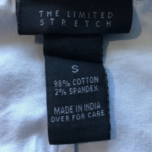 Powder Blue Button Down Shirt - Detailed Sleeves - Size Small - The Limited - Picture 4 of 4